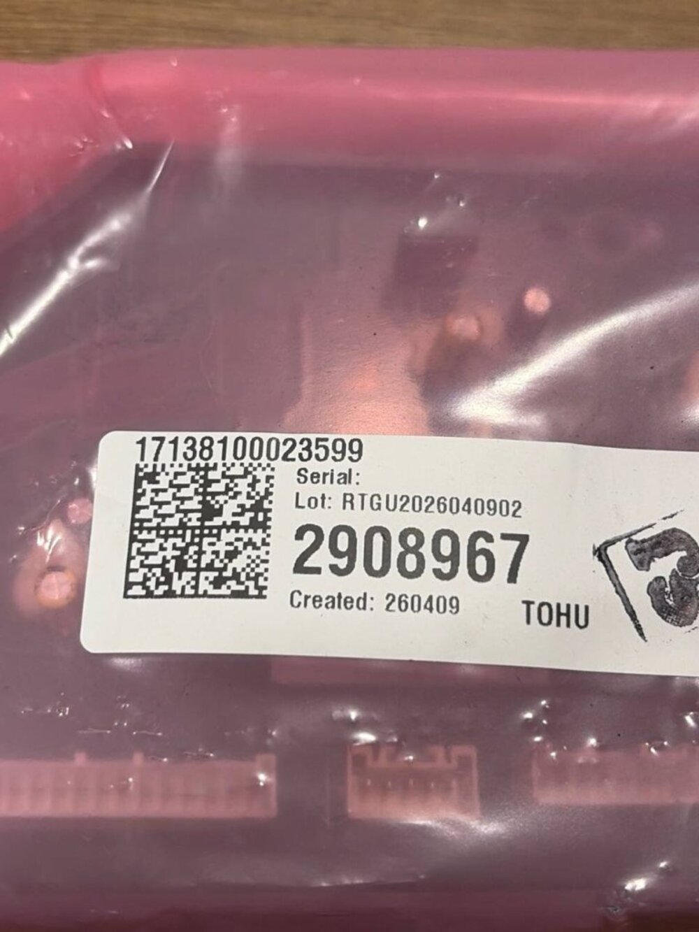 17138100023599 Media brand new control board OEM